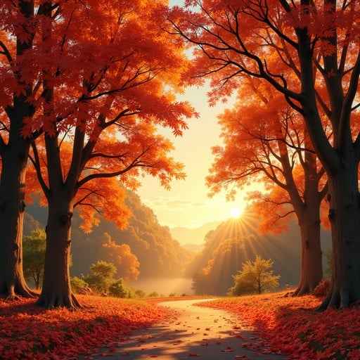 Autumn's Golden Path Autumn's Golden Path