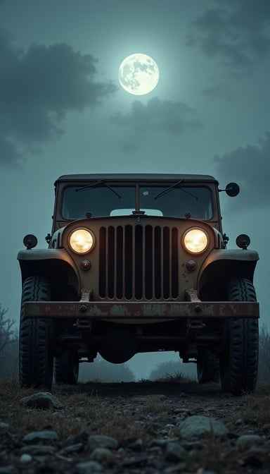 Moonlit Military Ghost