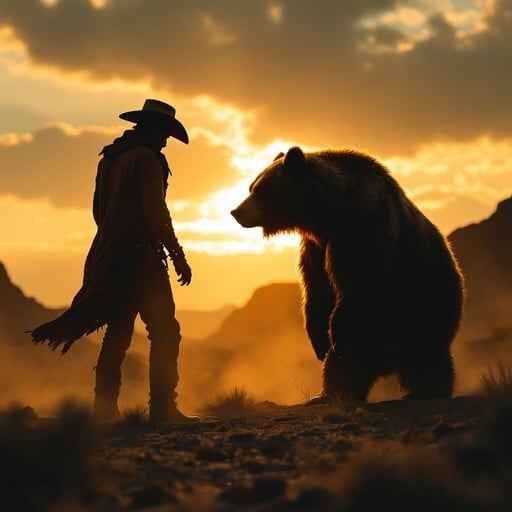 Cowboy Meets Bear