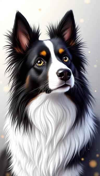 Curious Collie Portrait Curious Collie Portrait