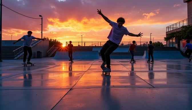 Sunset Skate Session