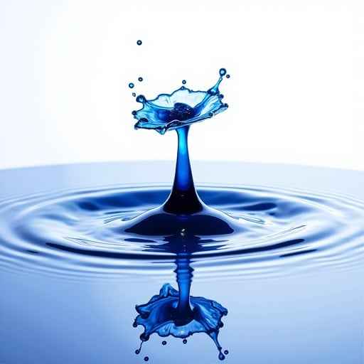 Blue splash crown Blue splash crown