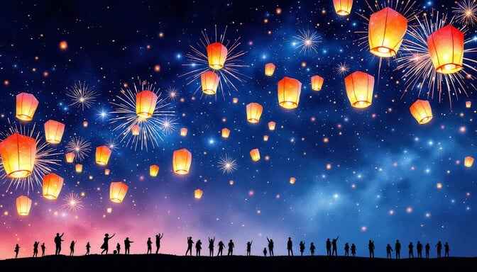 Lanterns Light Night