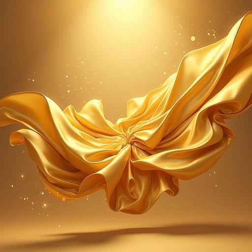 Floating Golden Silk