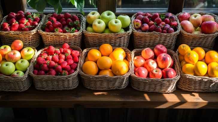 Fresh fruit baskets
