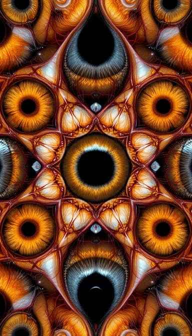Kaleidoscopic Eye Pattern