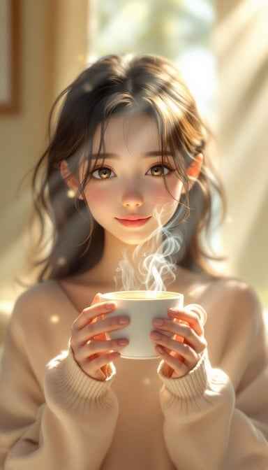 Cozy Coffee Moment