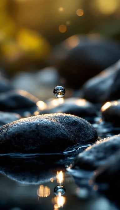 Droplet Between Stones Droplet Between Stones