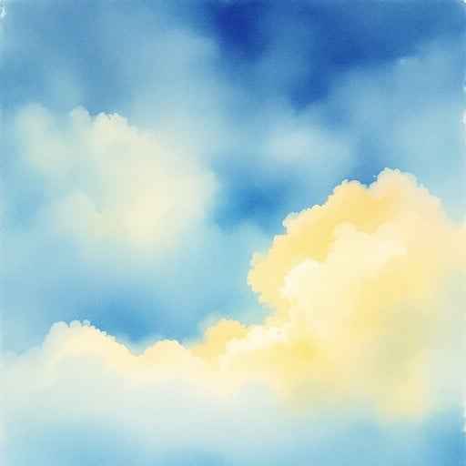 Ethereal Sky Watercolor Ethereal Sky Watercolor