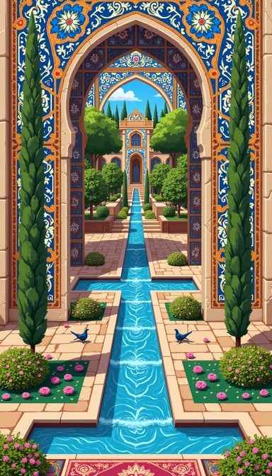Persian garden paradise Persian garden paradise
