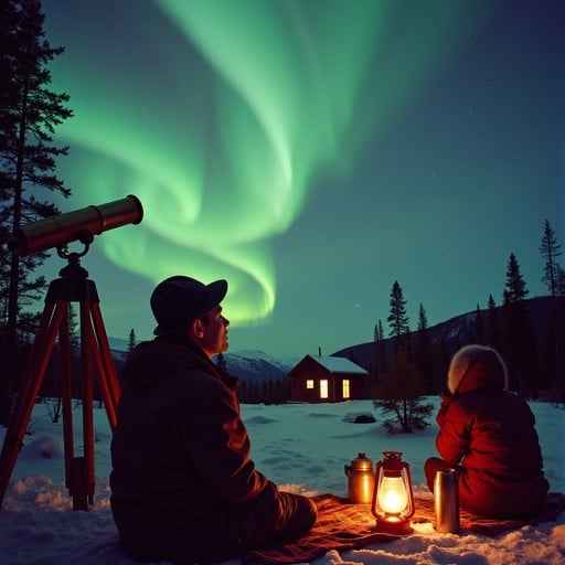 Aurora Wilderness Night