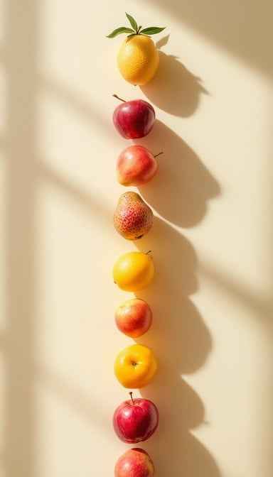 Fruits Cast Shadows Fruits Cast Shadows