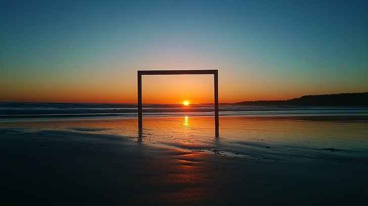 Sunset framed perfectly