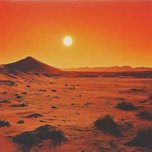 Desert Sunset Glow