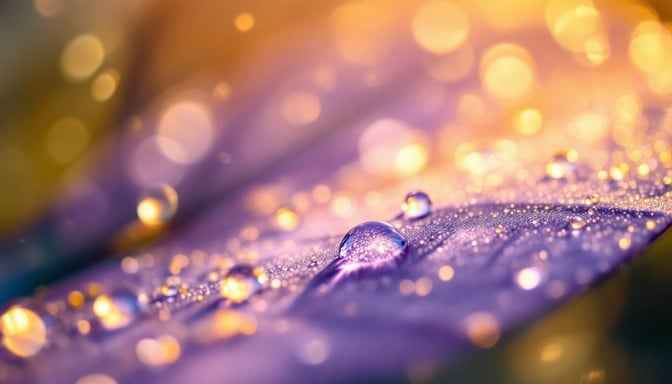 Dewdrops Dance Delicately