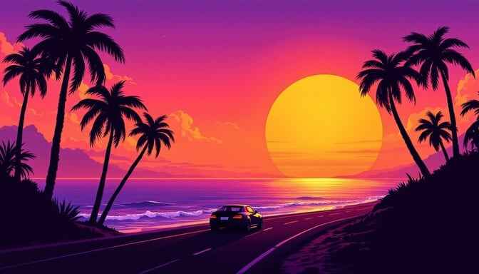 Synthwave Sunset Drive