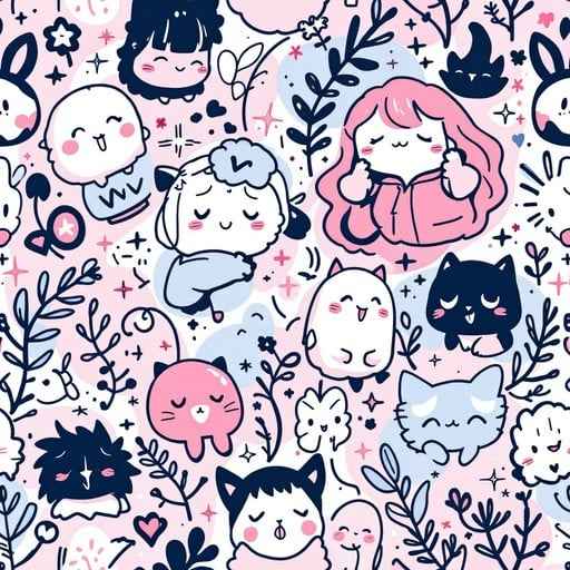 Kawaii Pattern Paradise Kawaii Pattern Paradise