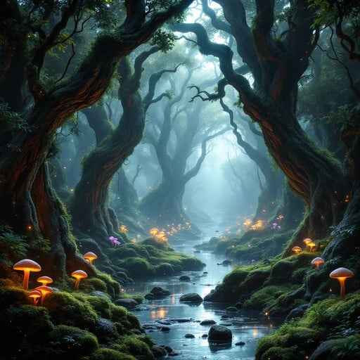Mystical Woodland Stream