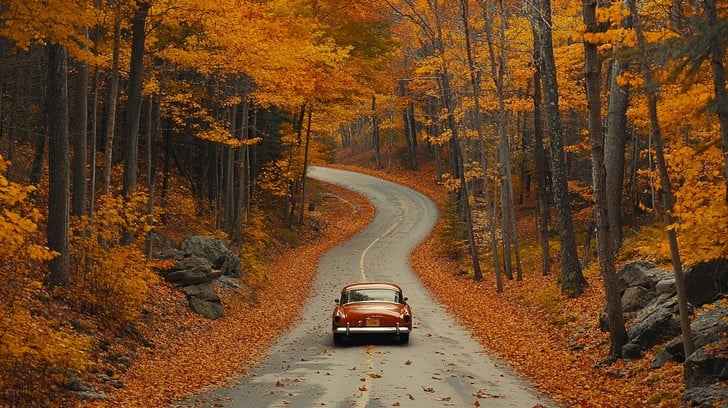 Autumn Forest Drive
