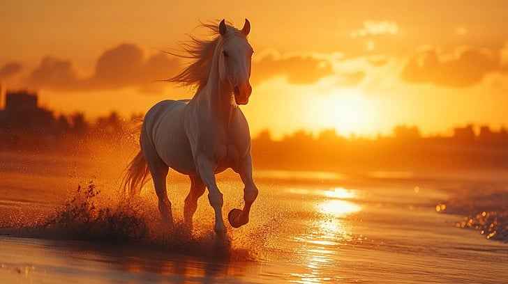 Galloping Beach Sunset Galloping Beach Sunset