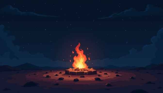 Pixel Wilderness Campfire Pixel Wilderness Campfire