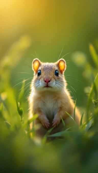 Curious Rodent Emerges