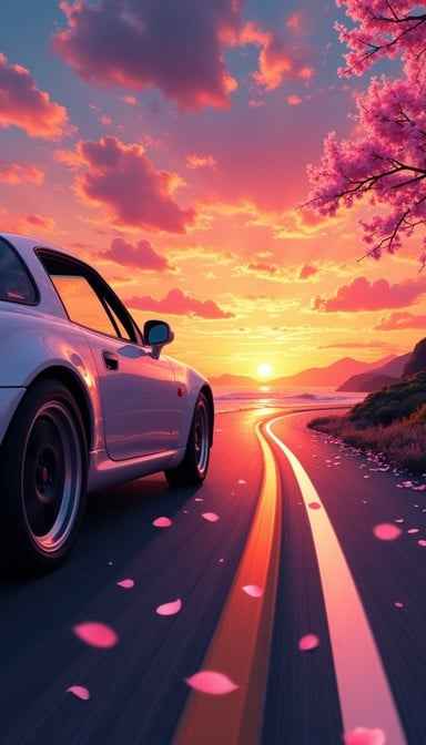 Sunset Coastal Drive Sunset Coastal Drive
