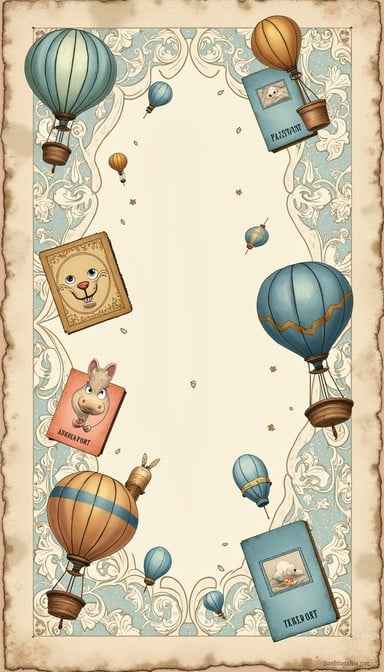 Whimsical Balloon Journey