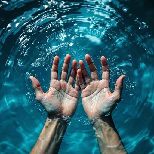 Hands Meet Water Hands Meet Water
