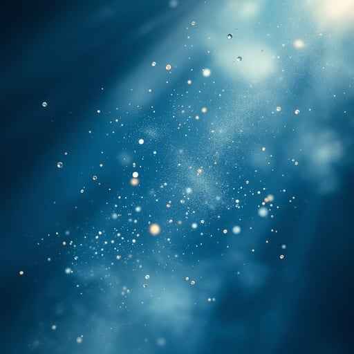 Ethereal Blue Particles