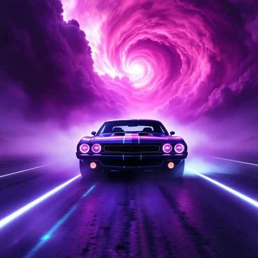 Neon Storm Rider