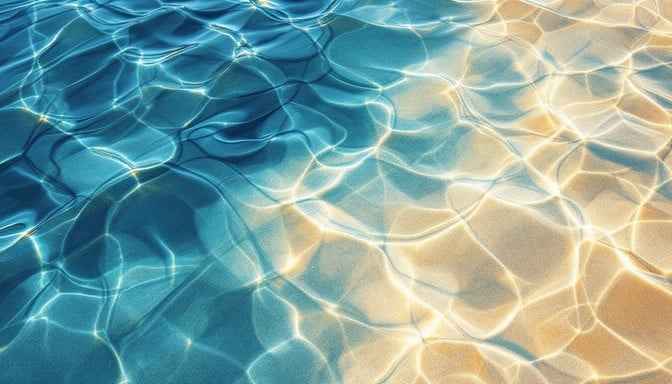 Rippling Golden Water