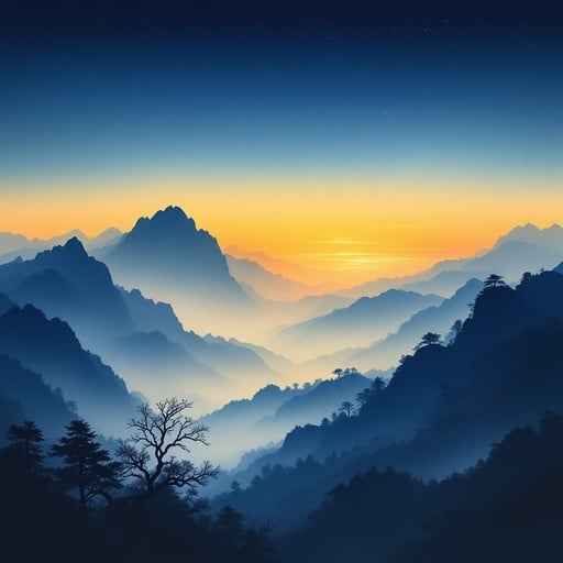 Misty Mountain Twilight Misty Mountain Twilight