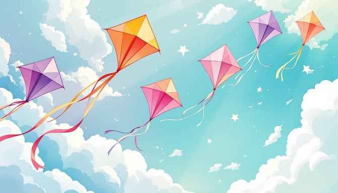 Kites Dancing Skyward