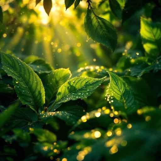 Dewy Forest Morning