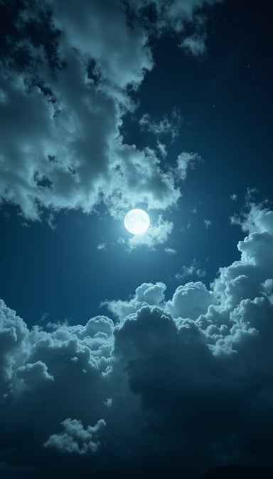 Moonlit Cloud Symphony