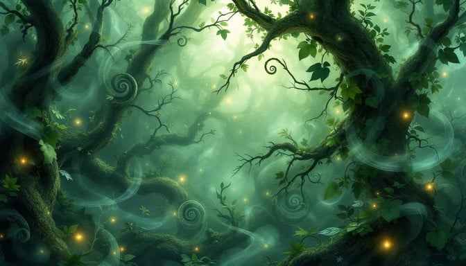 Mystical Forest Spirals Mystical Forest Spirals