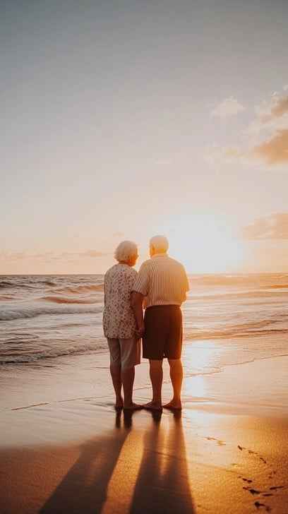 Sunset Beach Embrace Sunset Beach Embrace