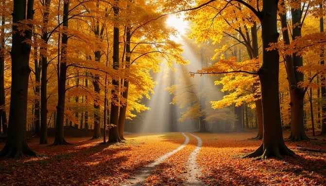 Golden Forest Path Golden Forest Path