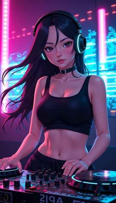 Neon DJ Anime Neon DJ Anime