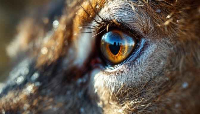 Deer's Amber Gaze Deer's Amber Gaze