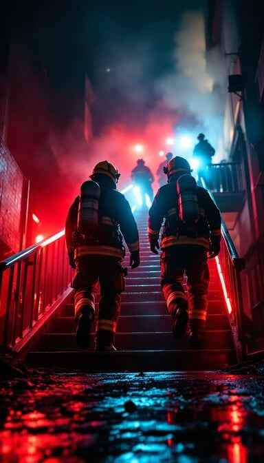 Firefighters Into Danger Firefighters Into Danger