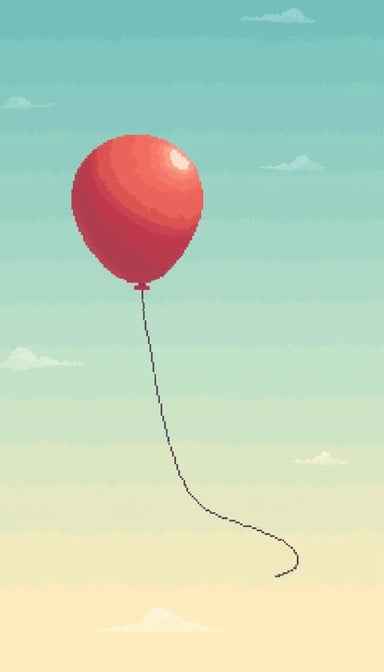Solitary Red Balloon