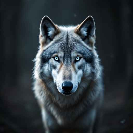 Mystic Wolf Gaze