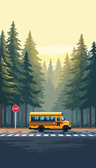 Forest Morning Bus Forest Morning Bus