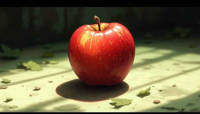 Glossy Red Apple Glossy Red Apple