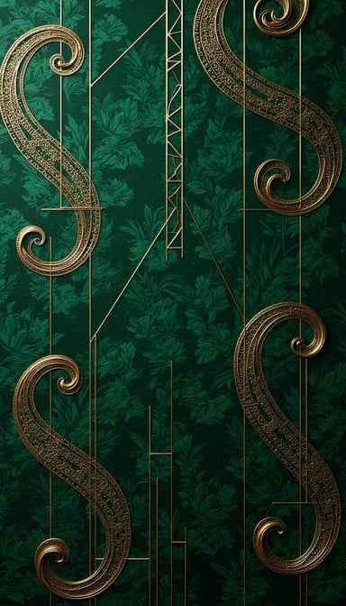 Gold Green Elegance Gold Green Elegance
