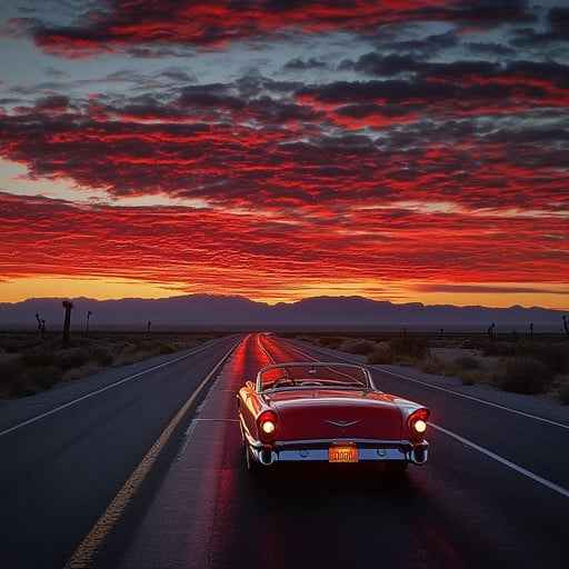 Sunset Road Trip