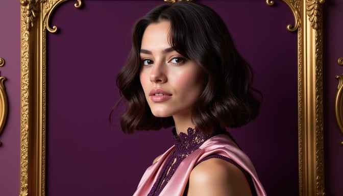 Royal Purple Portrait