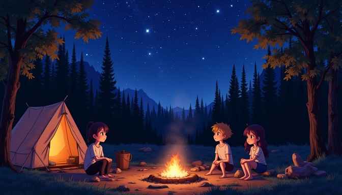 Starlit Campfire Adventure